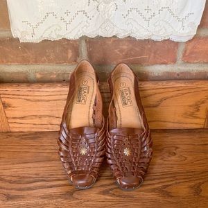 Vintage Basic Editions Leather Huaraches - Size 7